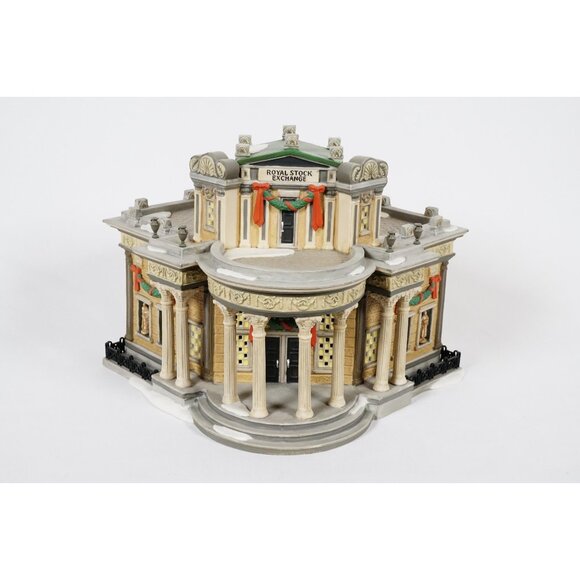 Dept 56 Royal Stock Exchange Dickens Village Series #48480 Heritage Village - Picture 1 of 13